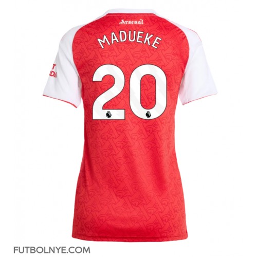 Camiseta Arsenal Noni Madueke #20 Primera Equipación para mujer 2025-26 manga corta